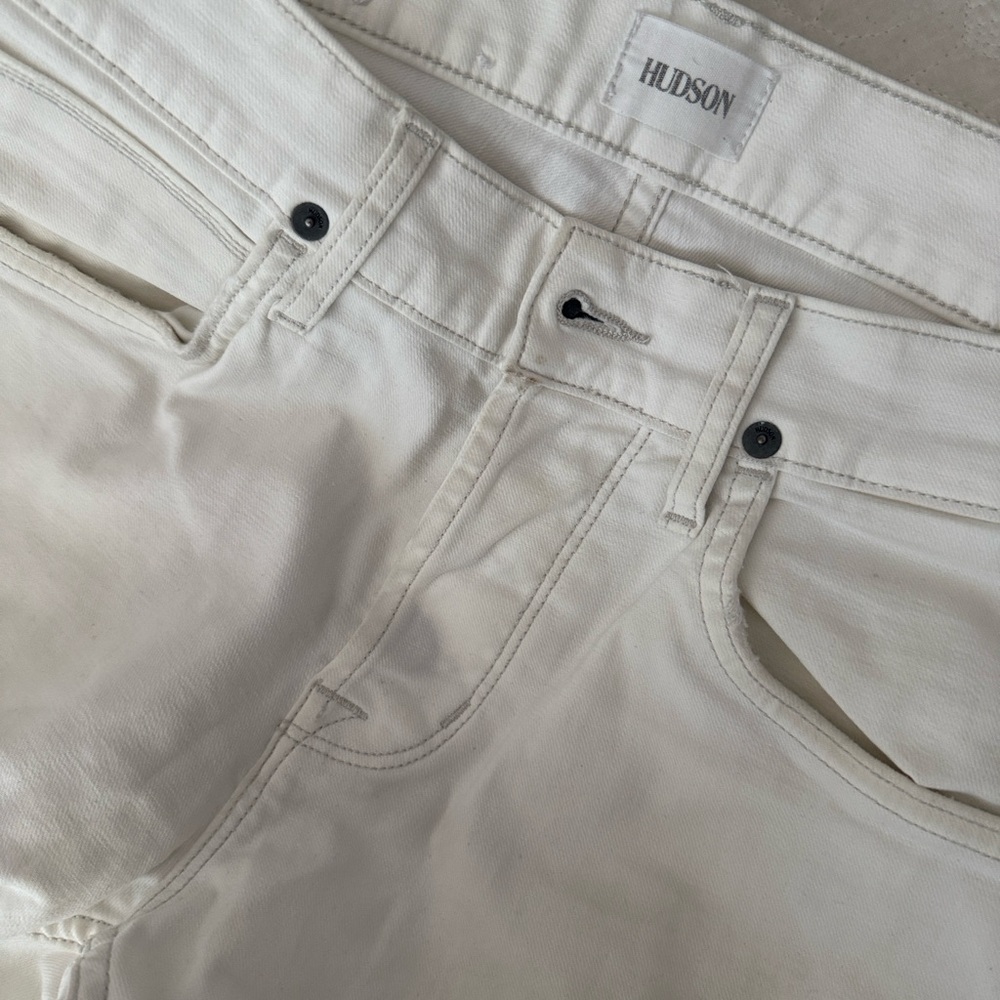 Hudson Jeans Men's White Denim perfect condition